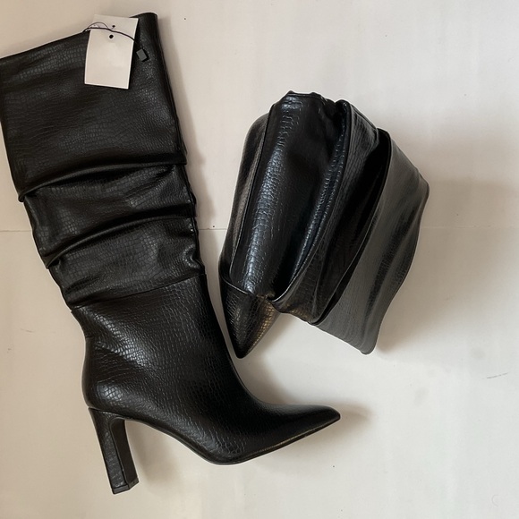 Vero Moda Ruched Heeled Boots - Picture 3 of 10